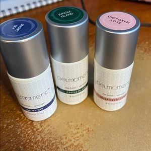 Gelmoment set of 3 Gel polishes - No base or Top coat required!